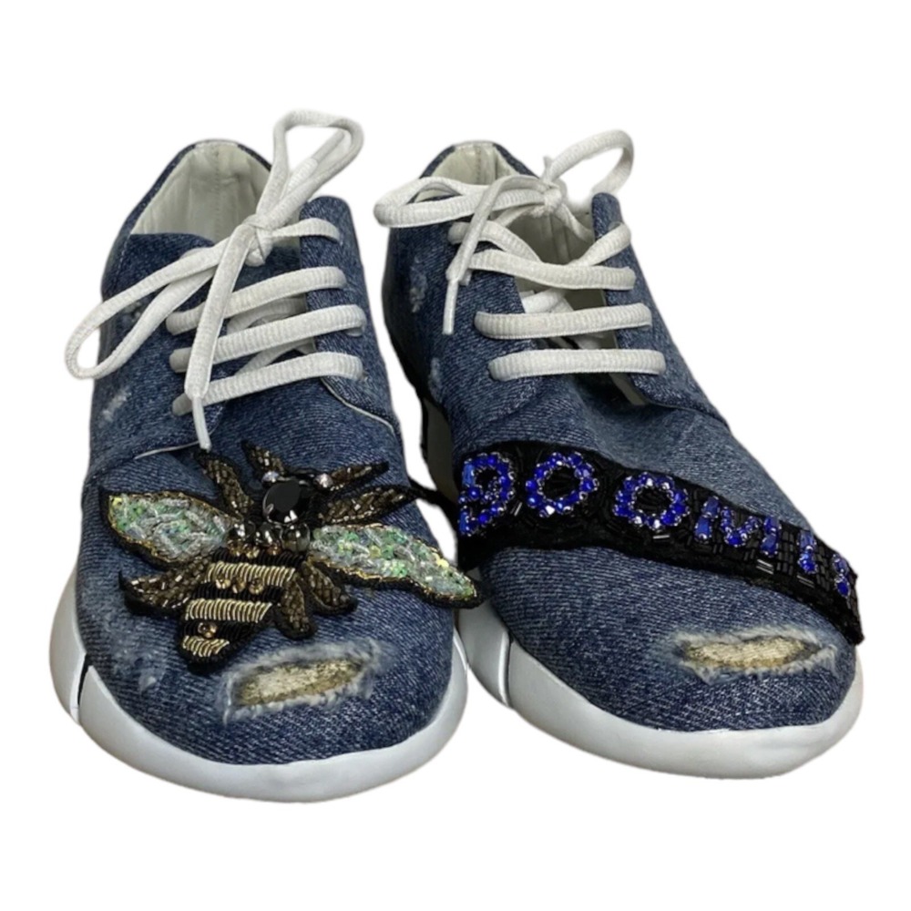 ELENA IACHI NWT Denim Bee‎ & Boom Extra Light Shoes EU 36 US 6